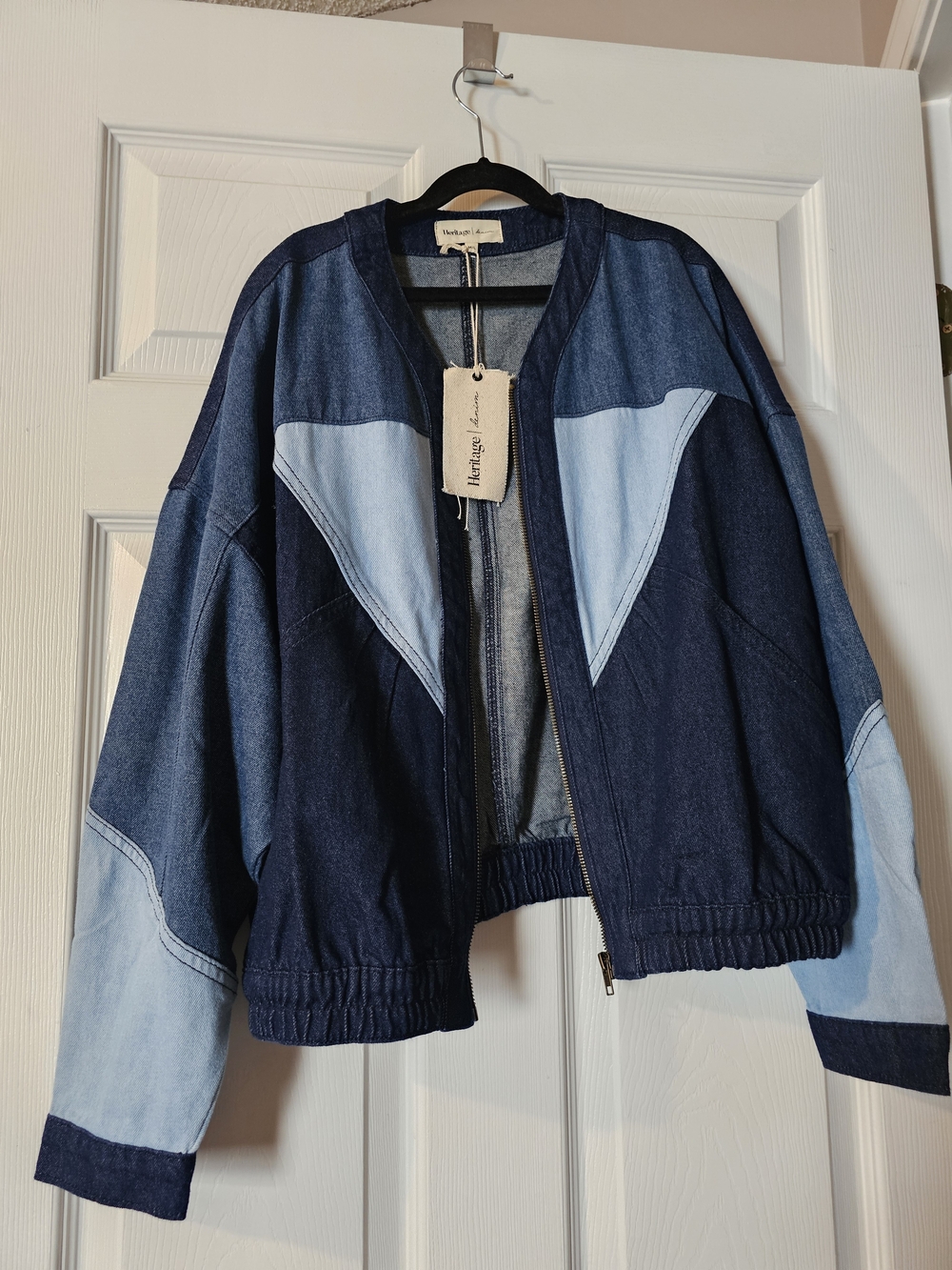 Heritage Two-Tone Blue Denim Jacket
